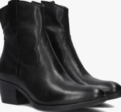 zwarte omoda enkellaarsjes dallas