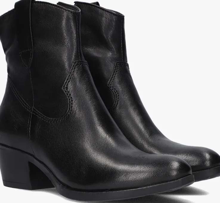 zwarte omoda enkellaarsjes dallas