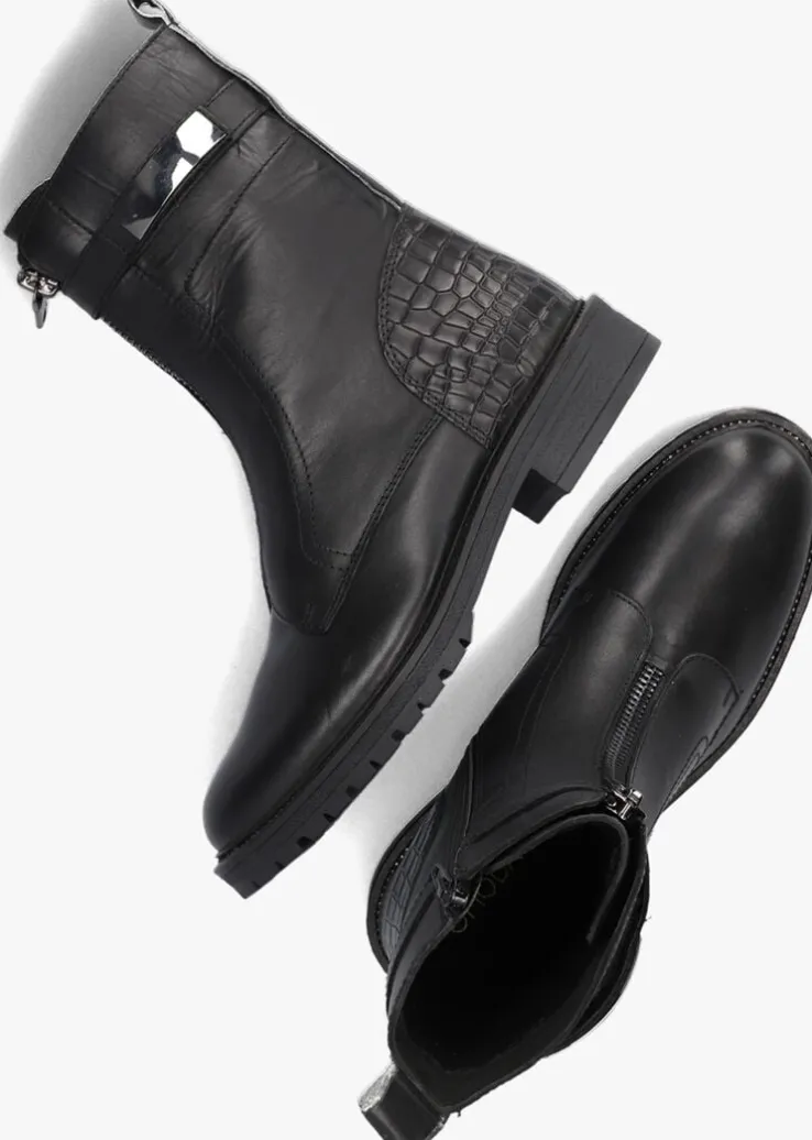 zwarte omoda enkellaarsjes dungaball-39