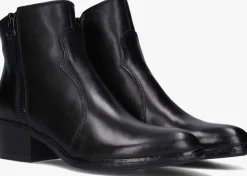 zwarte omoda enkellaarsjes badia