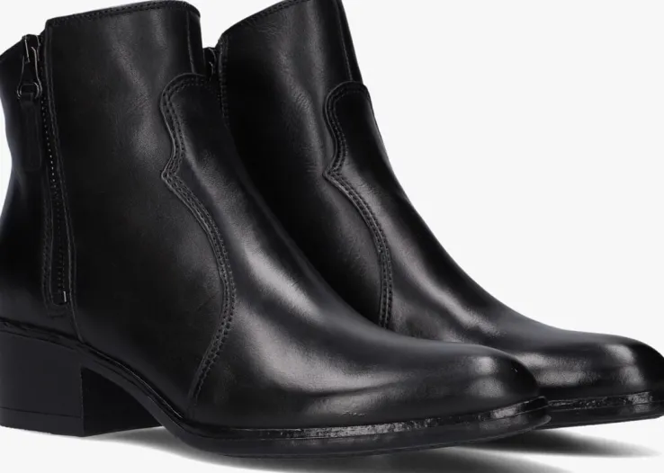 zwarte omoda enkellaarsjes badia