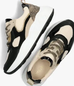 zwarte omoda lage sneakers triangle