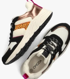 zwarte omoda lage sneakers zoë