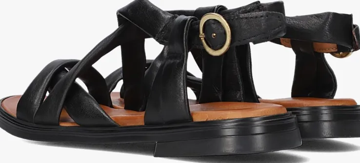 zwarte omoda sandalen m05086