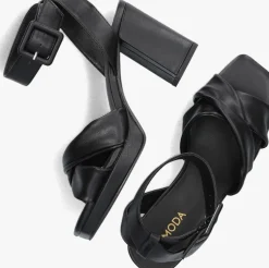 zwarte omoda sandalen s0808