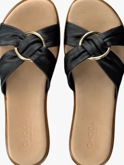 zwarte omoda slippers as06