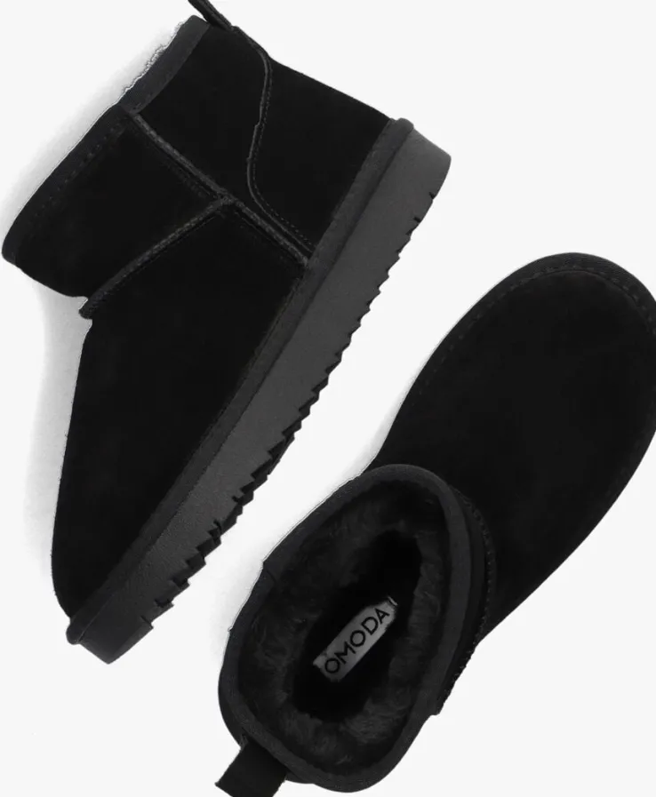 zwarte omoda vachtlaarzen julia