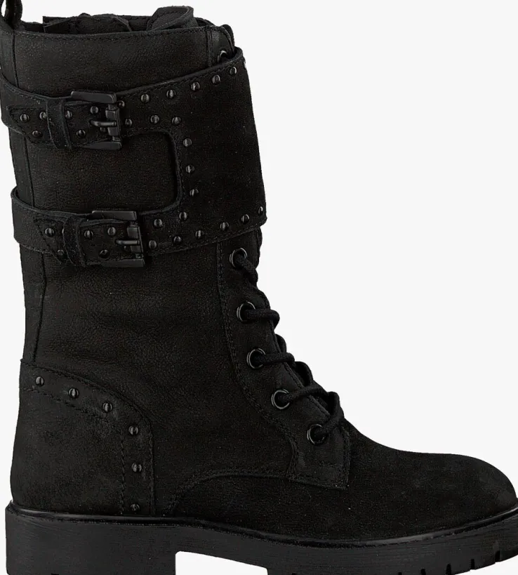 zwarte omoda veterboots 690