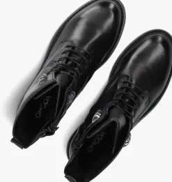 zwarte omoda veterboots fabias