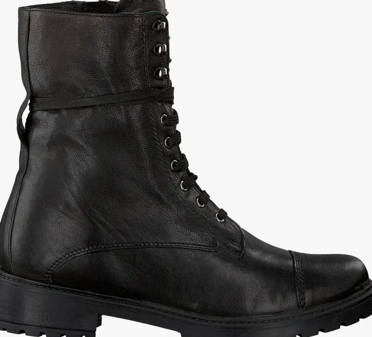 zwarte omoda veterboots 3259k106