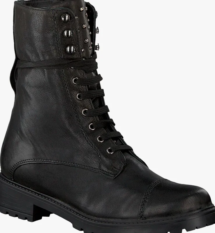 zwarte omoda veterboots 3259k106