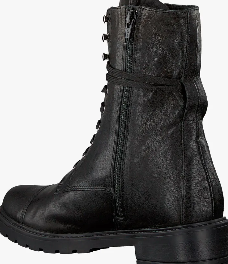 zwarte omoda veterboots 3259k106