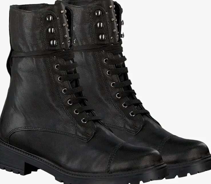 zwarte omoda veterboots 3259k106