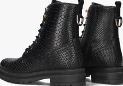 zwarte omoda veterboots lpmink-100