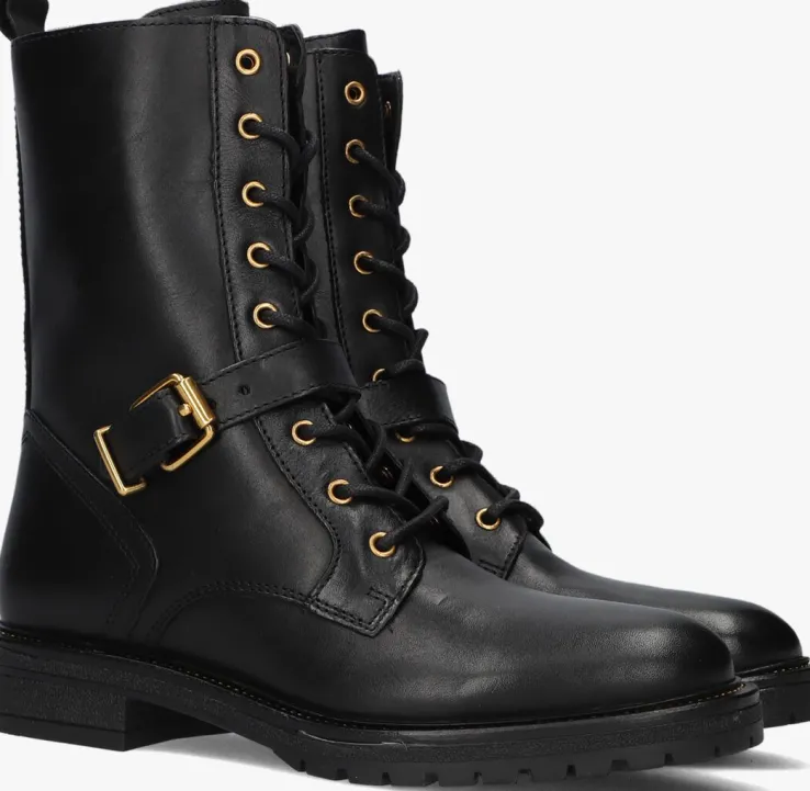 zwarte omoda veterboots lpdungaball-38