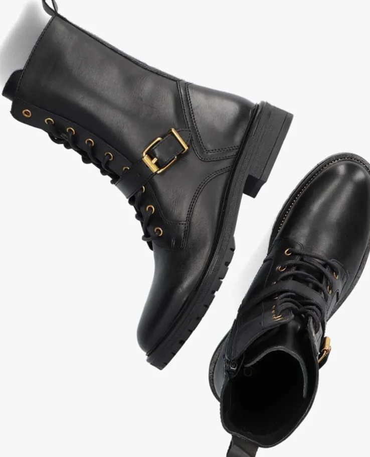 zwarte omoda veterboots lpdungaball-38