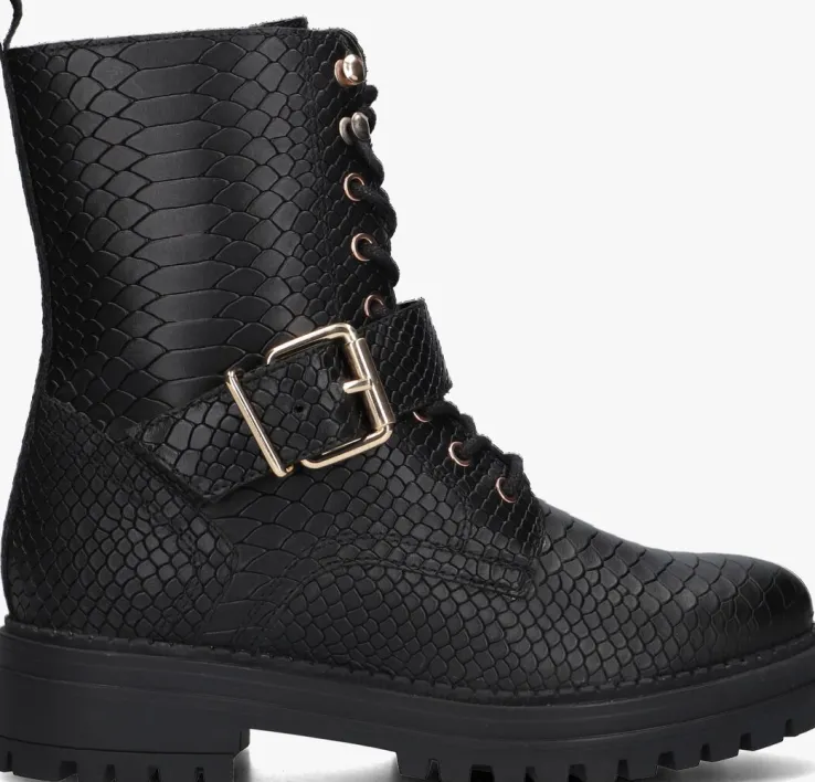 zwarte omoda veterboots luna-42