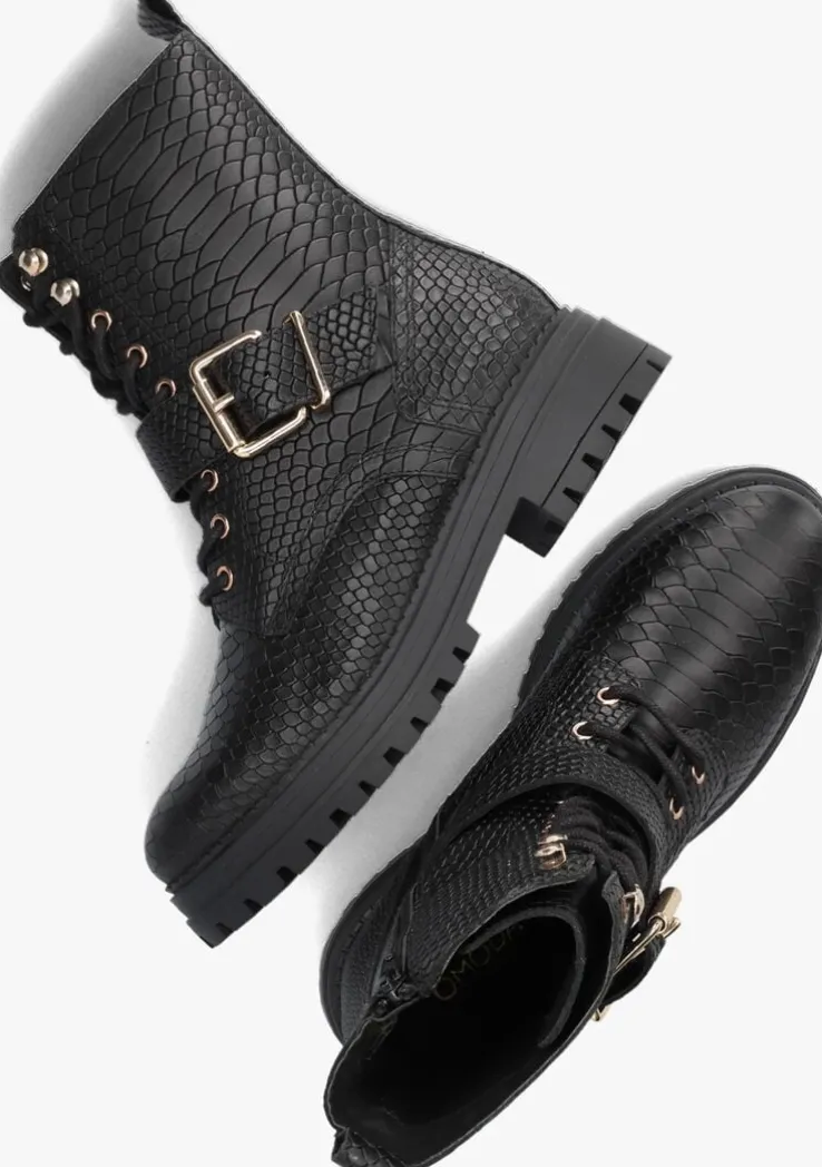 zwarte omoda veterboots luna-42