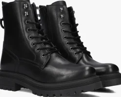 zwarte omoda veterboots lpmink-100