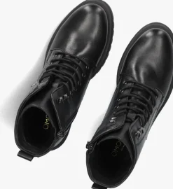 zwarte omoda veterboots lpmink-100