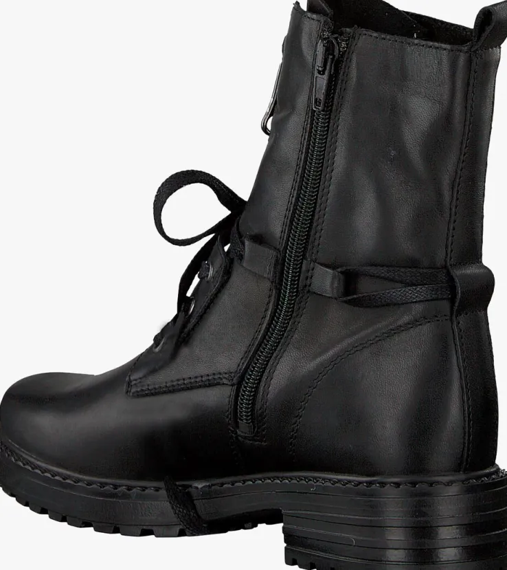 zwarte omoda veterboots r10881