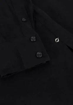 zwarte ottod'ame midi jurk abito da4528