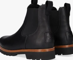 zwarte panama jack chelsea boots burton igloo