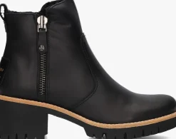 zwarte panama jack enkelboots pauline trav