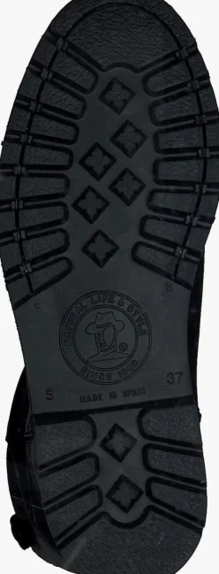 zwarte panama jack hoge laarzen bambina b60