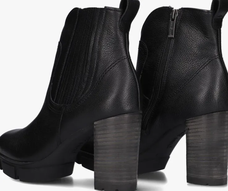 zwarte paul green enkellaarsjes 9033