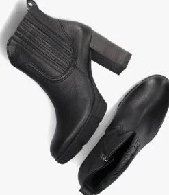 zwarte paul green enkellaarsjes 9033