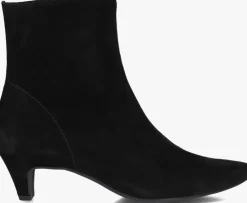 zwarte paul green enkellaarsjes 8288