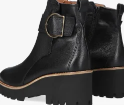 zwarte paul green enkellaarsjes 9763