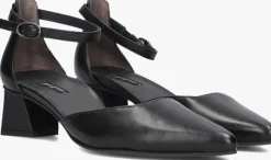 zwarte paul green sandalen met hak 3820