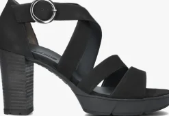 zwarte paul green sandalen 7942