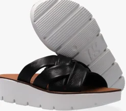 zwarte paul green slippers 7641