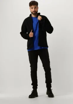 zwarte peak performance vest m pile zip jacket