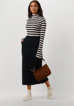 zwarte penn & ink midirok 503 skirt