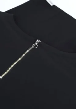 zwarte penn & ink mini jurk denver