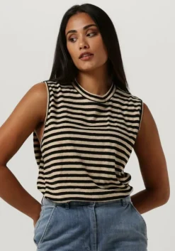 zwarte penn & ink top t-shirt stripe