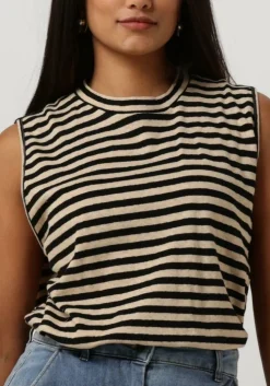 zwarte penn & ink top t-shirt stripe