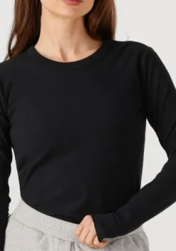 zwarte penn & ink tops & t-shirts longsleeve w25f1745