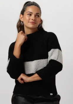 zwarte penn & ink trui 225 jumper stripe