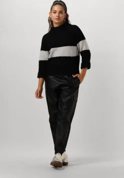 zwarte penn & ink trui 225 jumper stripe