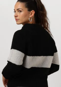 zwarte penn & ink trui 225 jumper stripe