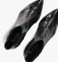 zwarte pertini enkellaarsjes 30961