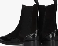 zwarte pertini enkellaarsjes 32068