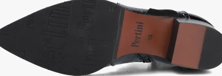 zwarte pertini enkellaarsjes 32709