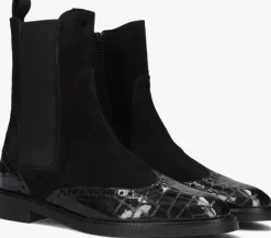 zwarte pertini enkellaarsjes 32068