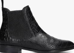 zwarte pertini enkellaarsjes 31097